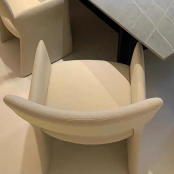 Silla de brazo de estilo contemporáneo de madera de madera de acento de comedor de madera para la cocina