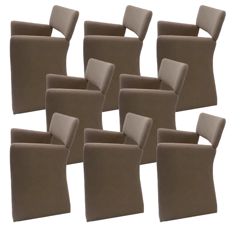 Silla de brazo de estilo contemporáneo de madera de madera de acento de comedor de madera para la cocina