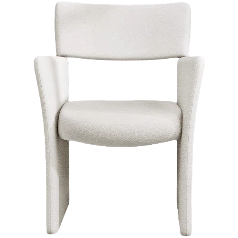 Silla de brazo de estilo contemporáneo de madera de madera de acento de comedor de madera para la cocina