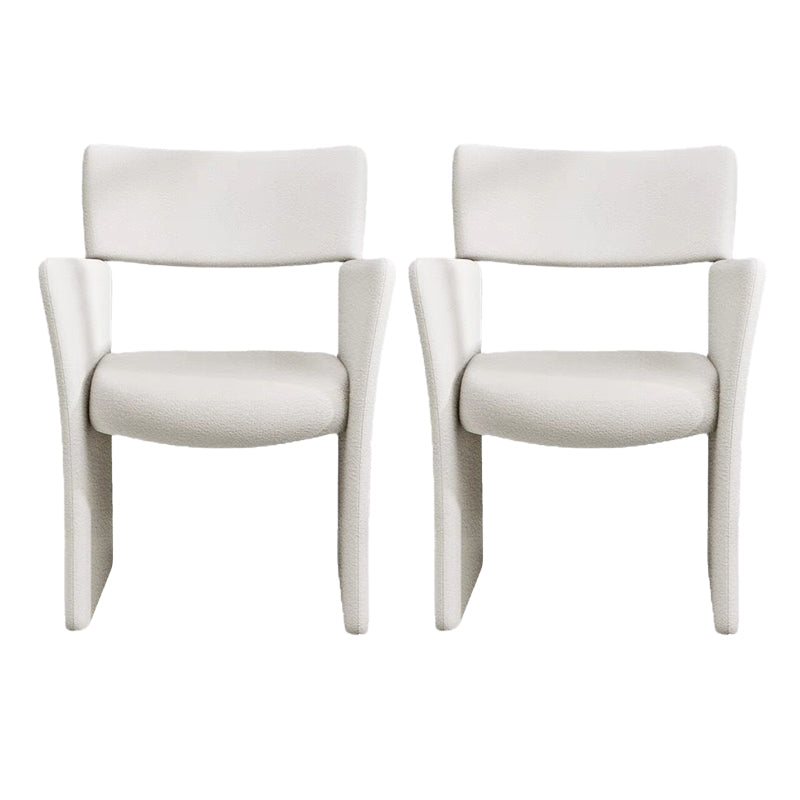 Silla de brazo de estilo contemporáneo de madera de madera de acento de comedor de madera para la cocina