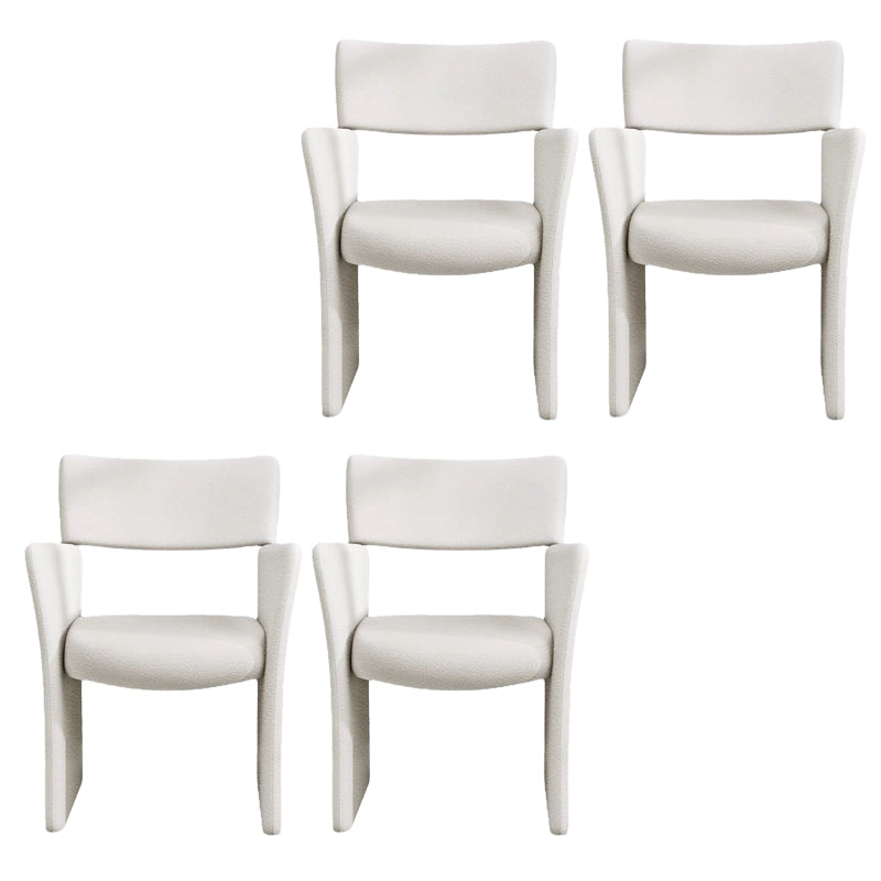 Silla de brazo de estilo contemporáneo de madera de madera de acento de comedor de madera para la cocina