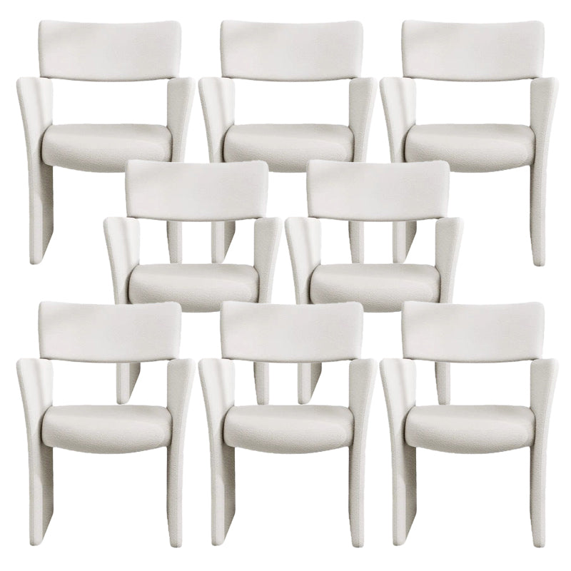 Silla de brazo de estilo contemporáneo de madera de madera de acento de comedor de madera para la cocina