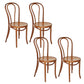 Contemporary Side Chair Open Back Wood Dining Room Chair for Home