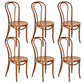 Contemporary Side Chair Open Back Wood Dining Room Chair for Home