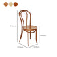 Contemporary Side Chair Open Back Wood Dining Room Chair for Home