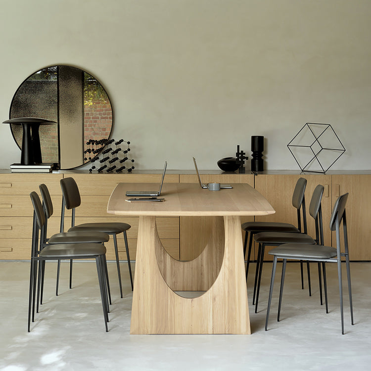 Eigentijdse zijstoel metalen open rug eetkamerstoel voor thuis