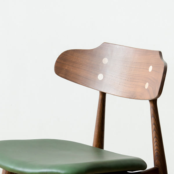 Silla lateral de estilo contemporáneo de madera silla de comedor abierta para el hogar para el hogar