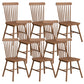 Modern Armless Backrest Chair with Rubber Wood Legs for Dining Room Nut-Brown 8 Piece Set Clearhalo 'Dining Chairs' 'Dining Tables & Seating' 'dining_chair' 'furn' 'furn_dining_chair' 'Furniture' 'Kitchen & Dining Furniture' 7520061