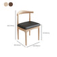 Modern Armless Backrest Chair with Rubber Wood Legs for Dining Room Clearhalo 'Dining Chairs' 'Dining Tables & Seating' 'dining_chair' 'furn' 'furn_dining_chair' 'Furniture' 'Kitchen & Dining Furniture' 7520067