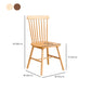 Modern Armless Backrest Chair with Rubber Wood Legs for Dining Room Clearhalo 'Dining Chairs' 'Dining Tables & Seating' 'dining_chair' 'furn' 'furn_dining_chair' 'Furniture' 'Kitchen & Dining Furniture' 7520068