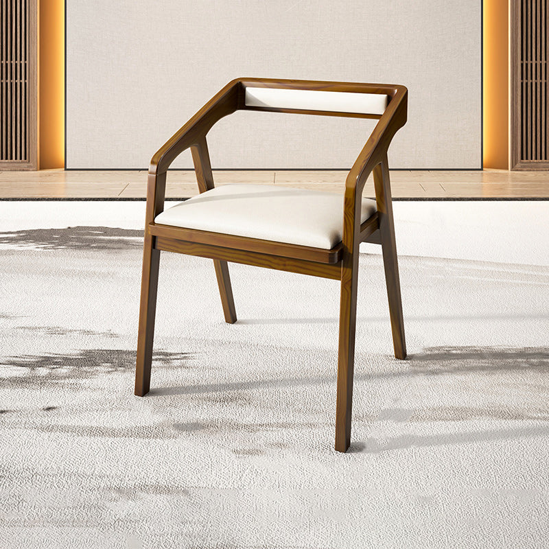 Contemporary Style Chair Wood Dining Accent Chair for Kitchen Clearhalo 'Dining Chairs' 'Dining Tables & Seating' 'dining_chair' 'furn' 'furn_dining_chair' 'Furniture' 'Kitchen & Dining Furniture' 7520069