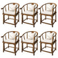 Contemporary Style Chair Wood Dining Accent Chair for Kitchen Light Brown White 6 Piece Set Clearhalo 'Dining Chairs' 'Dining Tables & Seating' 'dining_chair' 'furn' 'furn_dining_chair' 'Furniture' 'Kitchen & Dining Furniture' 7520101