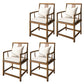 Contemporary Style Chair Wood Dining Accent Chair for Kitchen Beige Brown 4 Piece Set Clearhalo 'Dining Chairs' 'Dining Tables & Seating' 'dining_chair' 'furn' 'furn_dining_chair' 'Furniture' 'Kitchen & Dining Furniture' 7520116