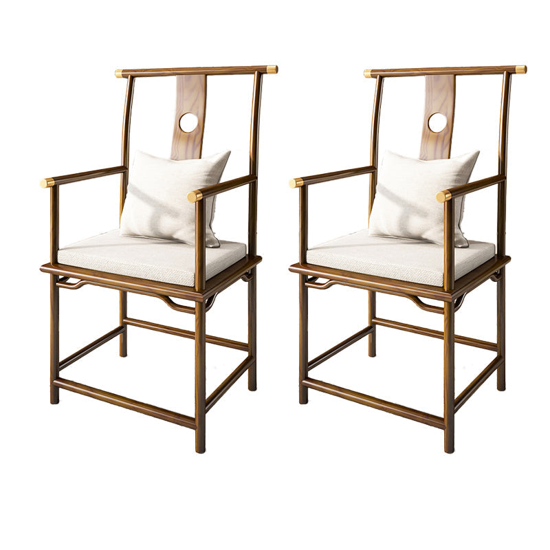 Contemporary Style Chair Wood Dining Accent Chair for Kitchen Light Brown 2 Piece Set Clearhalo 'Dining Chairs' 'Dining Tables & Seating' 'dining_chair' 'furn' 'furn_dining_chair' 'Furniture' 'Kitchen & Dining Furniture' 7520119