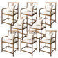 Contemporary Style Chair Wood Dining Accent Chair for Kitchen White 8 Piece Set Clearhalo 'Dining Chairs' 'Dining Tables & Seating' 'dining_chair' 'furn' 'furn_dining_chair' 'Furniture' 'Kitchen & Dining Furniture' 7520126