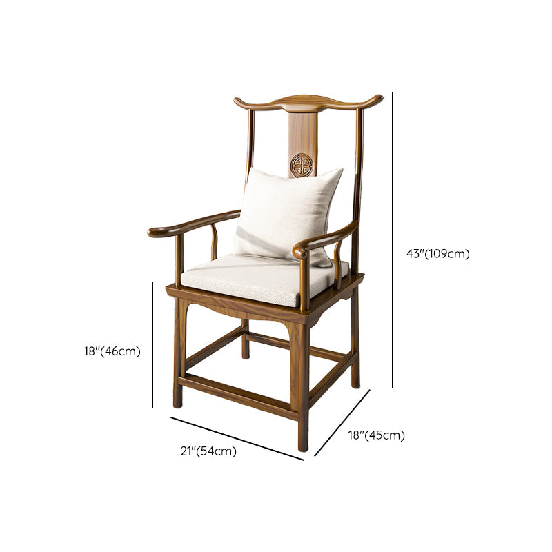 Contemporary Style Chair Wood Dining Accent Chair for Kitchen Clearhalo 'Dining Chairs' 'Dining Tables & Seating' 'dining_chair' 'furn' 'furn_dining_chair' 'Furniture' 'Kitchen & Dining Furniture' 7520140