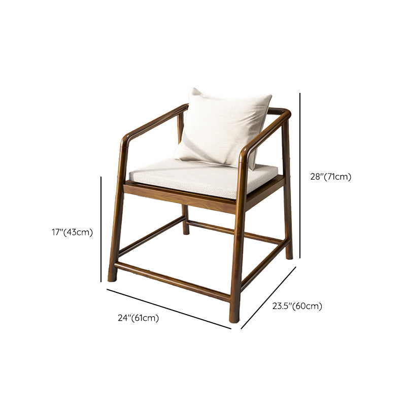 Contemporary Style Chair Wood Dining Accent Chair for Kitchen Clearhalo 'Dining Chairs' 'Dining Tables & Seating' 'dining_chair' 'furn' 'furn_dining_chair' 'Furniture' 'Kitchen & Dining Furniture' 7520142