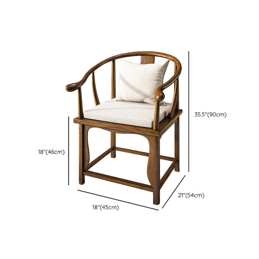 Contemporary Style Chair Wood Dining Accent Chair for Kitchen Clearhalo 'Dining Chairs' 'Dining Tables & Seating' 'dining_chair' 'furn' 'furn_dining_chair' 'Furniture' 'Kitchen & Dining Furniture' 7520144
