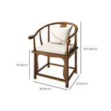 Contemporary Style Chair Wood Dining Accent Chair for Kitchen Clearhalo 'Dining Chairs' 'Dining Tables & Seating' 'dining_chair' 'furn' 'furn_dining_chair' 'Furniture' 'Kitchen & Dining Furniture' 7520144