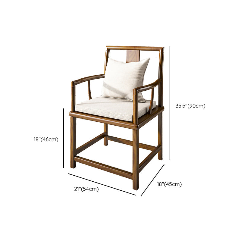 Contemporary Style Chair Wood Dining Accent Chair for Kitchen Clearhalo 'Dining Chairs' 'Dining Tables & Seating' 'dining_chair' 'furn' 'furn_dining_chair' 'Furniture' 'Kitchen & Dining Furniture' 7520148