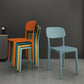 Nordic Backrest Stackable Acrylic Chair with Acrylic Legs for Dining Room Clearhalo 'Dining Chairs' 'Dining Tables & Seating' 'dining_chair' 'furn' 'furn_dining_chair' 'Furniture' 'Kitchen & Dining Furniture' 7520161