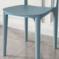Nordic Backrest Stackable Acrylic Chair with Acrylic Legs for Dining Room Clearhalo 'Dining Chairs' 'Dining Tables & Seating' 'dining_chair' 'furn' 'furn_dining_chair' 'Furniture' 'Kitchen & Dining Furniture' 7520170