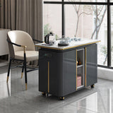 Modern Backrest Armrest Cushion Chair with Metal Legs for Living Room