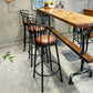 1/4/7 Pieces Industrial Rectangular Wood Top Pub Table with Metal Bar Stool Set Clearhalo 'Bar Furniture' 'furn' 'furn_home_bar_bar_sets' 'Furniture' 'Home Bars & Bar Sets' 'home_bar_bar_sets' 'Kitchen & Dining Furniture' 7520313