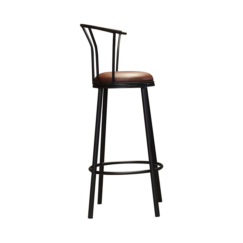 1/4/7 Pieces Industrial Rectangular Wood Top Pub Table with Metal Bar Stool Set Chair(s) None Dark Brown Clearhalo 'Bar Furniture' 'furn' 'furn_home_bar_bar_sets' 'Furniture' 'Home Bars & Bar Sets' 'home_bar_bar_sets' 'Kitchen & Dining Furniture' 7520314
