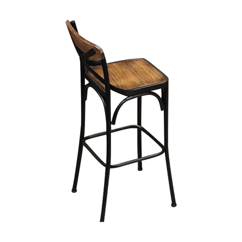 1/4/7 Pieces Industrial Rectangular Wood Top Pub Table with Metal Bar Stool Set Chair(s) None Light Brown Clearhalo 'Bar Furniture' 'furn' 'furn_home_bar_bar_sets' 'Furniture' 'Home Bars & Bar Sets' 'home_bar_bar_sets' 'Kitchen & Dining Furniture' 7520316