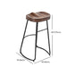 1/4/7 Pieces Industrial Rectangular Wood Top Pub Table with Metal Bar Stool Set Clearhalo 'Bar Furniture' 'furn' 'furn_home_bar_bar_sets' 'Furniture' 'Home Bars & Bar Sets' 'home_bar_bar_sets' 'Kitchen & Dining Furniture' 7520334
