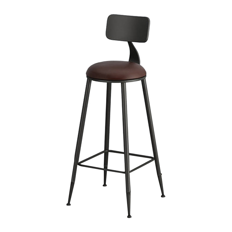 Rectangle Bar Pub Table Set 1/5 Pcs Iron Frame Bar Table and Stools Chair(s) None Black-Brown Clearhalo 'Bar Furniture' 'furn' 'furn_home_bar_bar_sets' 'Furniture' 'Home Bars & Bar Sets' 'home_bar_bar_sets' 'Kitchen & Dining Furniture' 7520425