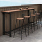 Industrial Bar Height Pub Table Rectangle Pub Height Dining Table Clearhalo 'Bar Furniture' 'Bar Tables' 'bar_tables' 'furn' 'furn_bar_tables' 'Furniture' 'Kitchen & Dining Furniture' 7520476