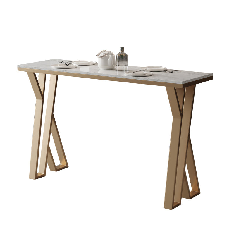 Glam Stone Bar Eettafel Rechthoekige bartafel voor café en bar