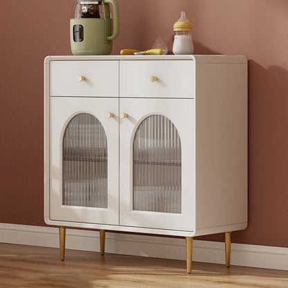 Cabinete de aparador contemporáneo Mesa de madera de faux con piernas para la cocina