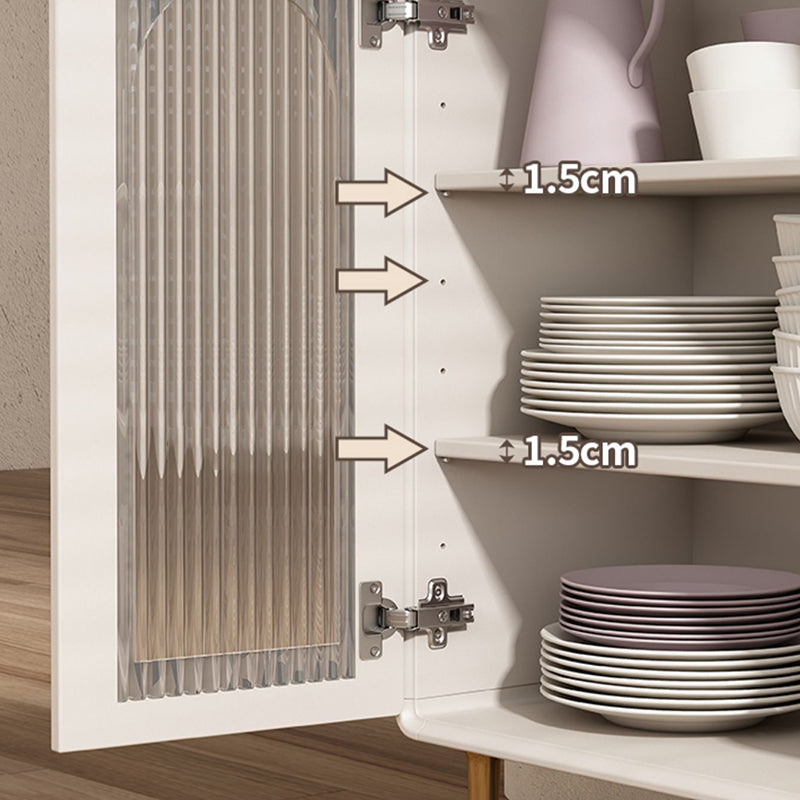 Cabinete de aparador contemporáneo Mesa de madera de faux con piernas para la cocina