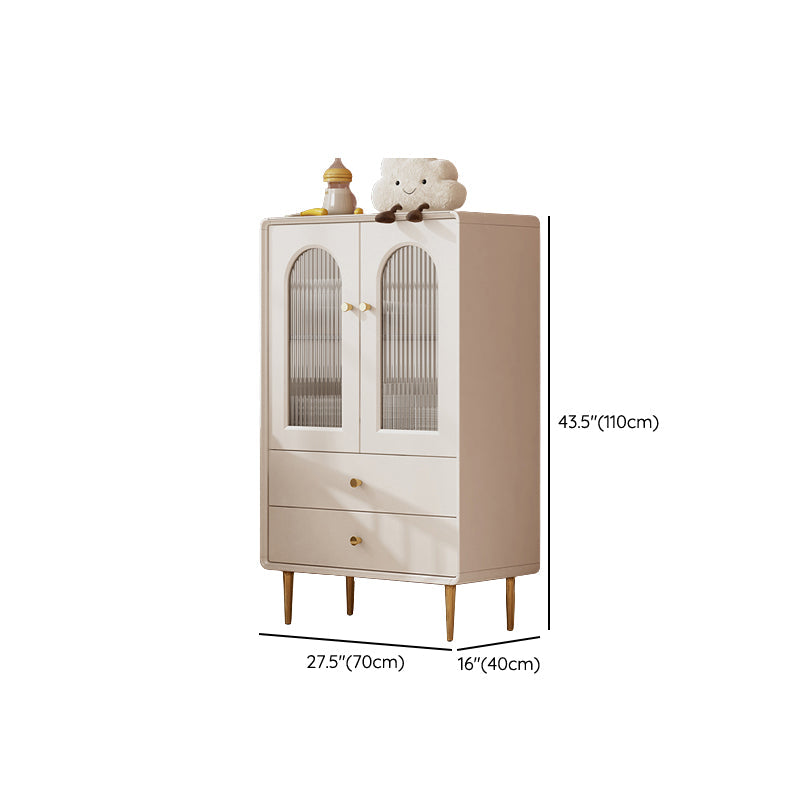 Cabinete de aparador contemporáneo Mesa de madera de faux con piernas para la cocina