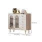 Cabinete de aparador contemporáneo Mesa de madera de faux con piernas para la cocina