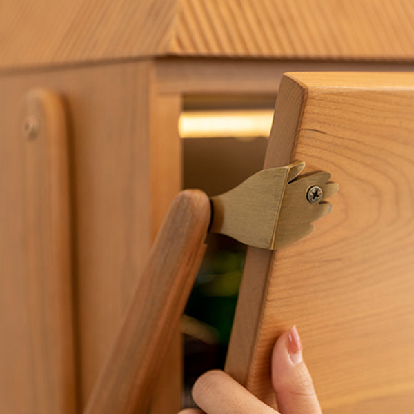 Server da pranzo contemporaneo Server a buffet ciliegia per sala da pranzo