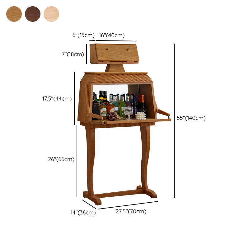 Server da pranzo contemporaneo Server a buffet ciliegia per sala da pranzo