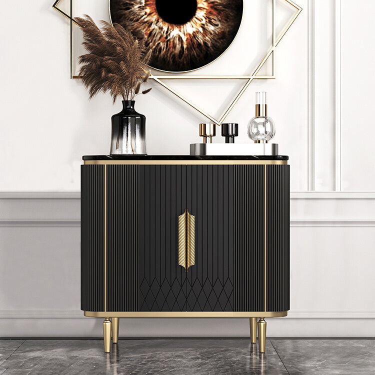 Glam -sideboardkast marmeren sideboard tafel met benen voor keuken
