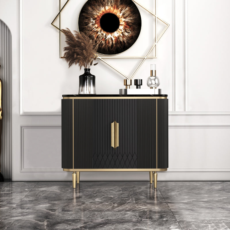 Glam -sideboardkast marmeren sideboard tafel met benen voor keuken