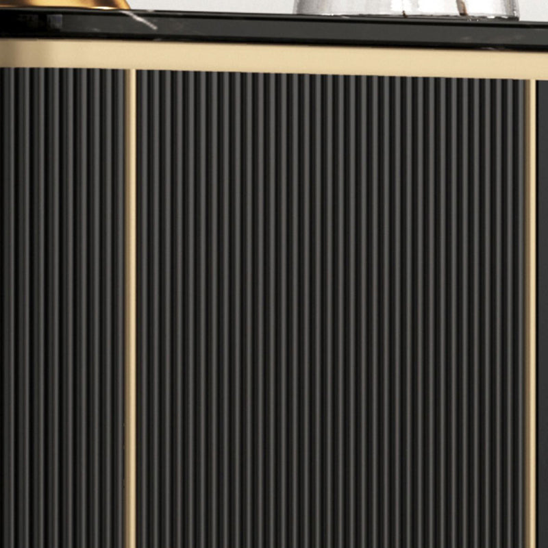 Glam -sideboardkast marmeren sideboard tafel met benen voor keuken