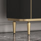 Glam -sideboardkast marmeren sideboard tafel met benen voor keuken