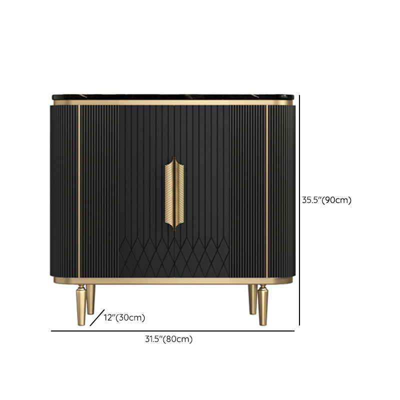 Glam -sideboardkast marmeren sideboard tafel met benen voor keuken