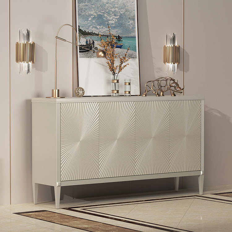 Tavolo da tavolo a buffet glam tavolo da sideboard in legno con gambe per sala da pranzo