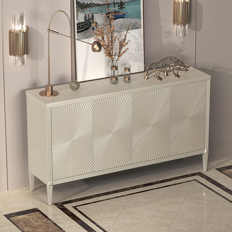 Tavolo da tavolo a buffet glam tavolo da sideboard in legno con gambe per sala da pranzo