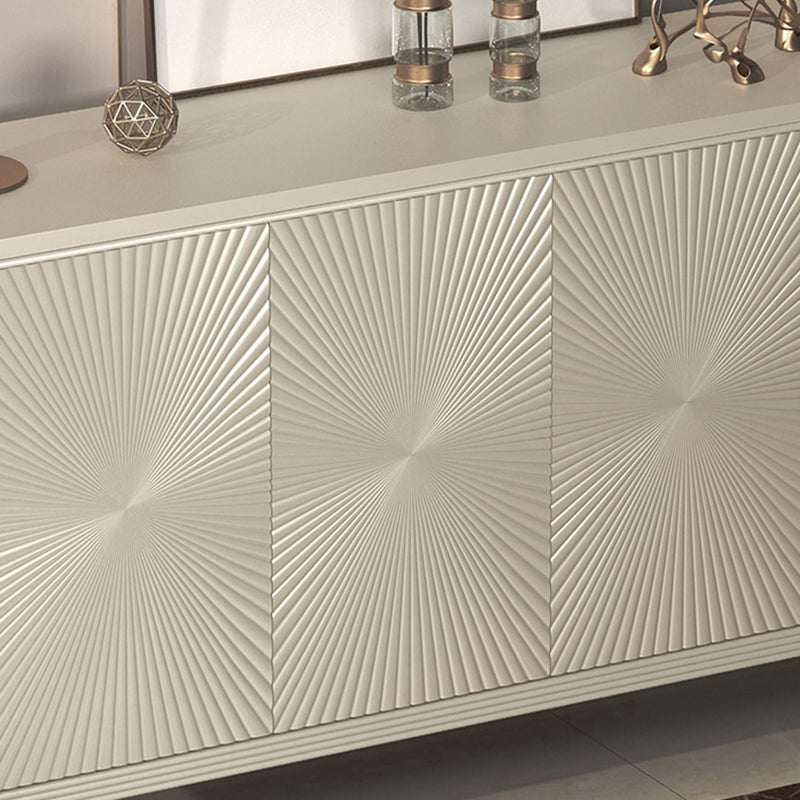 Tavolo da tavolo a buffet glam tavolo da sideboard in legno con gambe per sala da pranzo