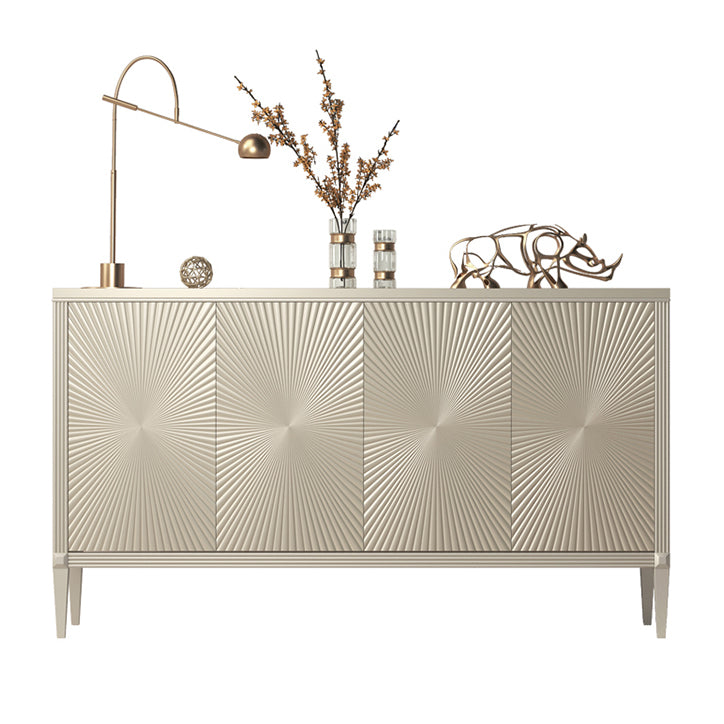 Tavolo da tavolo a buffet glam tavolo da sideboard in legno con gambe per sala da pranzo