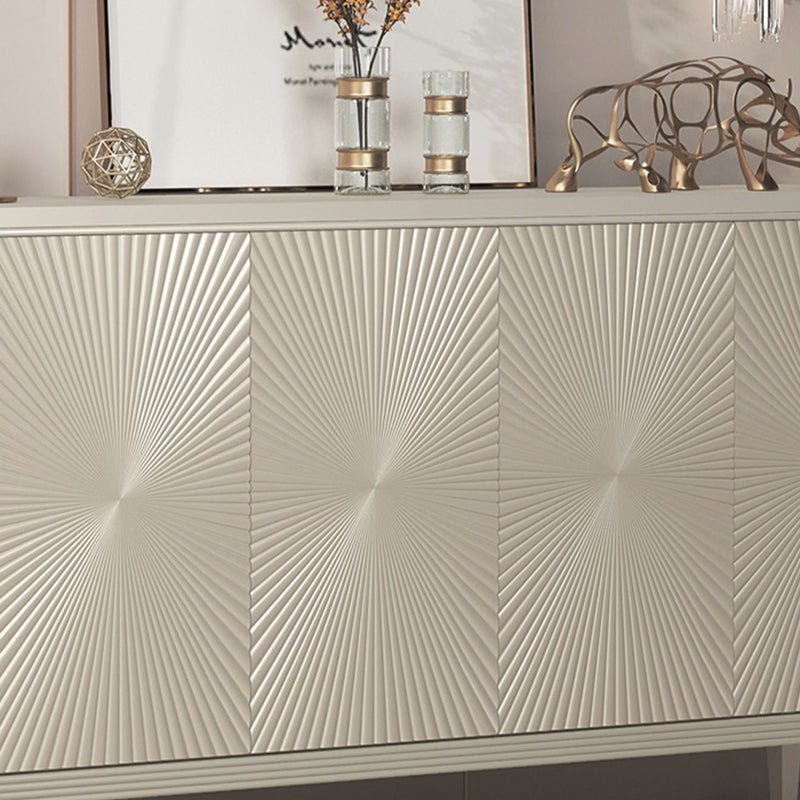 Tavolo da tavolo a buffet glam tavolo da sideboard in legno con gambe per sala da pranzo